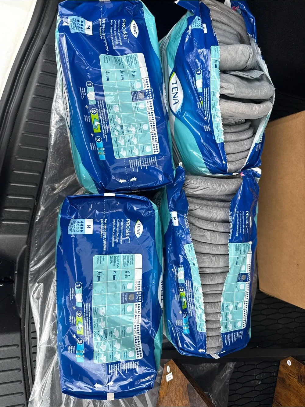 Men Protective Underwear - Black one pack has 18 the other 3 have 20 each